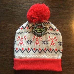 LED Light Up Knit Christmas Hat